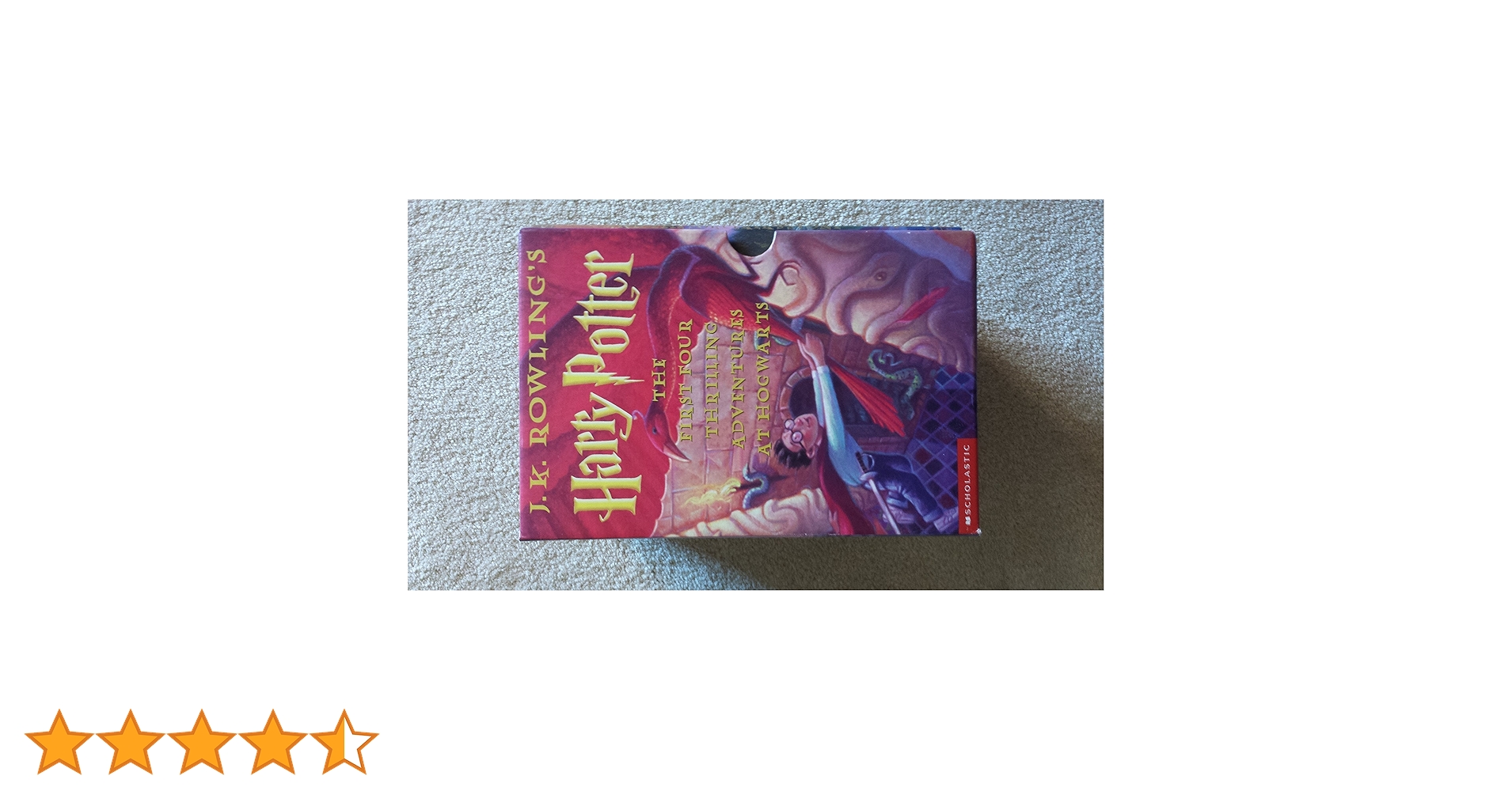 Amazon | Harry Potter Boxed Set (Hard Cover Book 1-4